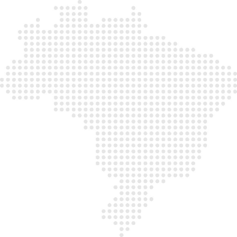 Mapa do Brasil com os estados onde a REM atua
